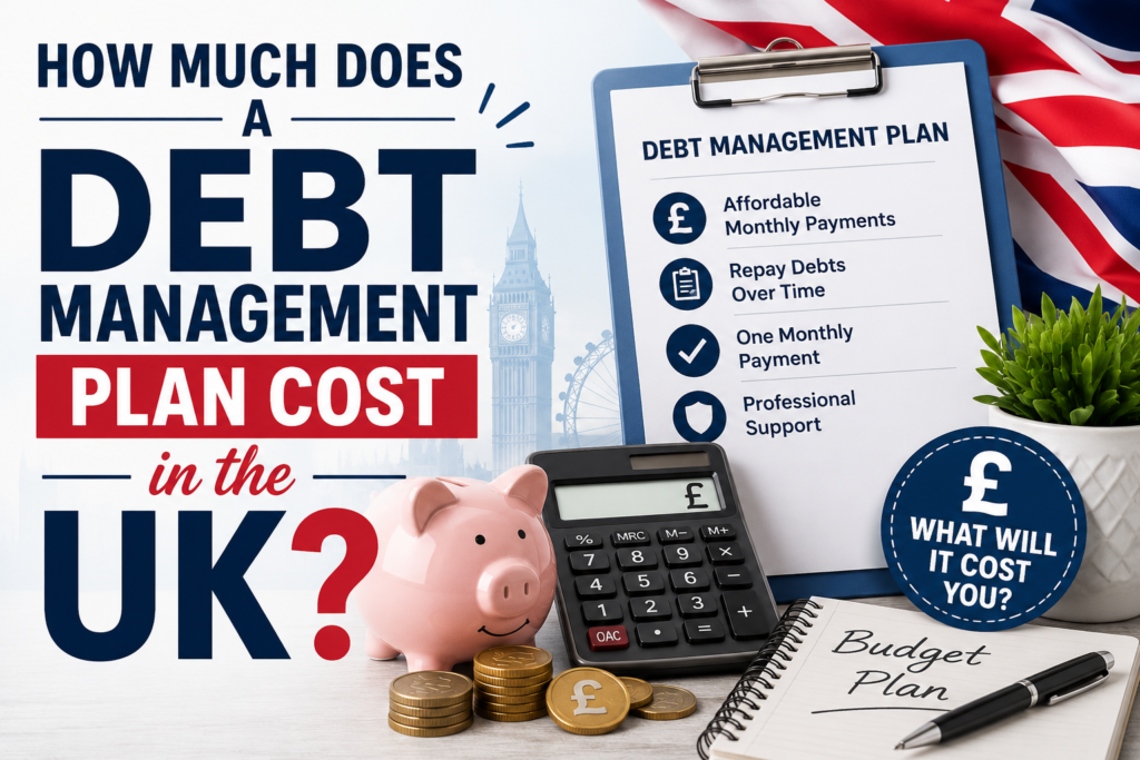 Debt management plan UK cost breakdown showing free vs paid provider fees