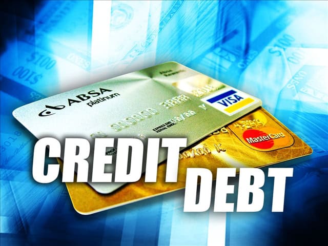 Illustration showing how to pay off a credit card with a debit card in the UK and US