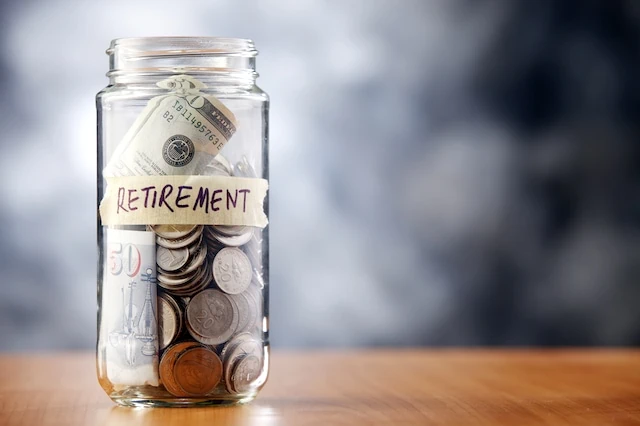 Chart showing compound interest growth from consistent monthly investments over time