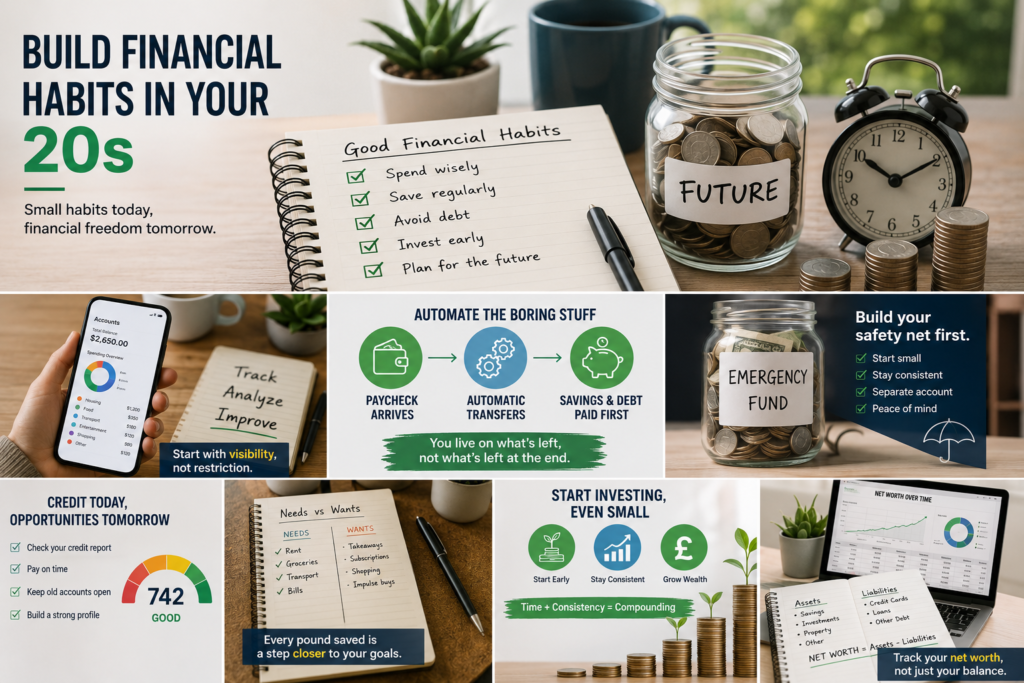 How to build financial habits in your 20s — simple money habits for UK and US readers